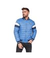 Crosshatch Mens Briski Padded Jacket (Vallarta Blue)