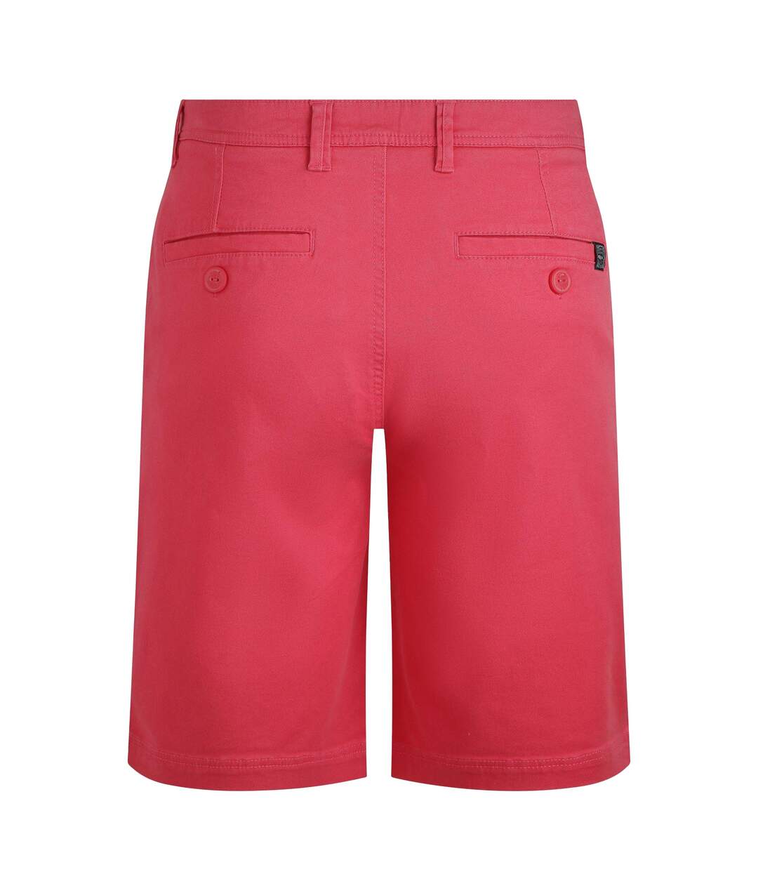 Mens rayburn flat fronted shorts dark pink Weird Fish-2