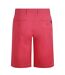 Mens rayburn flat fronted shorts dark pink Weird Fish-2