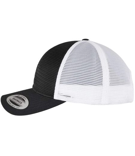 Casquette omnimesh adulte noir / blanc Flexfit