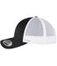 Casquette omnimesh adulte noir / blanc Flexfit-3