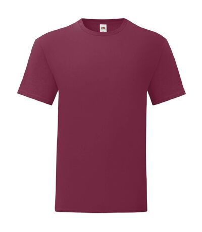 Fruit Of The Loom - T-shirt manches courtes ICONIC - Homme (Bordeaux) - UTBC4769