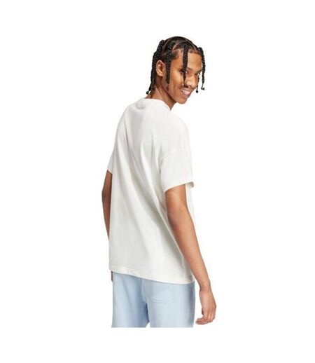 T-shirt Style Logo Brodé All Homme Blanc Adidas
