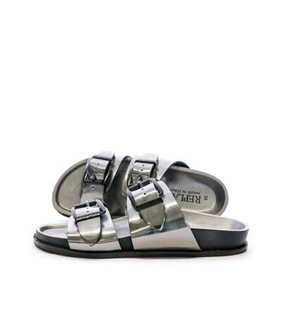 Sandales Noir/Argent Femme Replay Juliet Shiny - 36