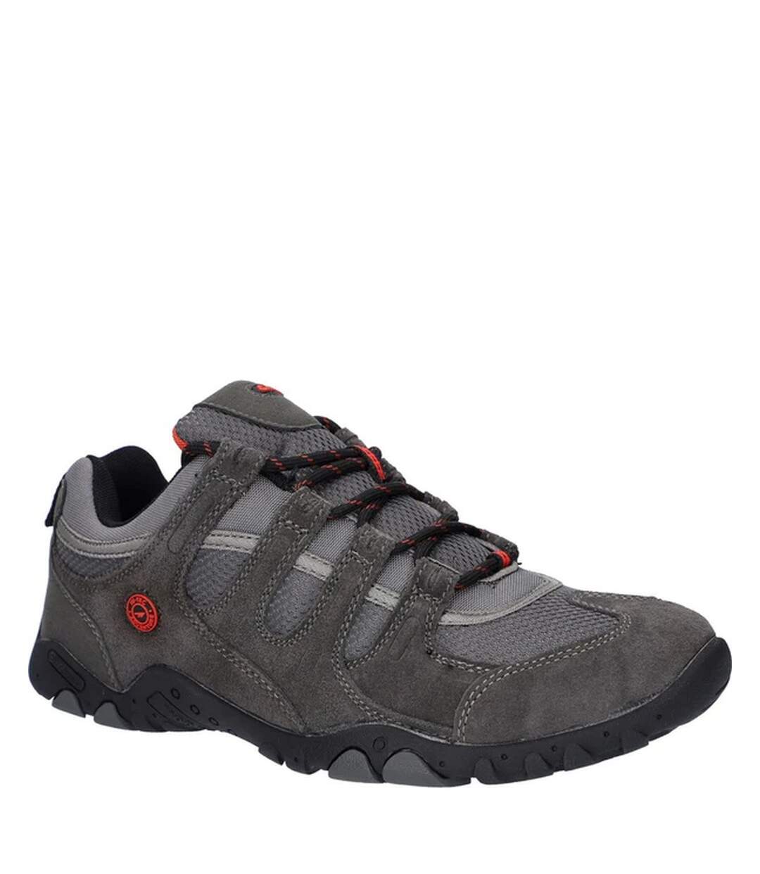 Chaussures de marche quadra homme charbon / rouge Hi-Tec-1