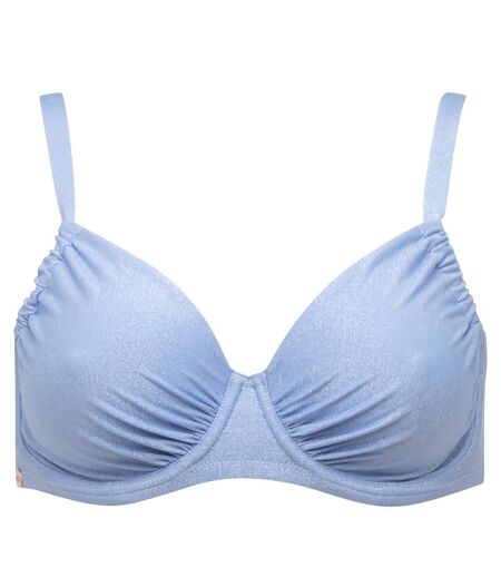 Haut de maillot de bain armaturé grand maintien bleu Marine