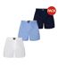 Boxers Homme Bleu Marine Bleu Blanc Slazenger-2
