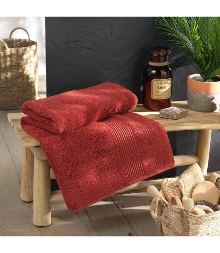 Drap de Bain Tendresse 90x150cm Terracotta