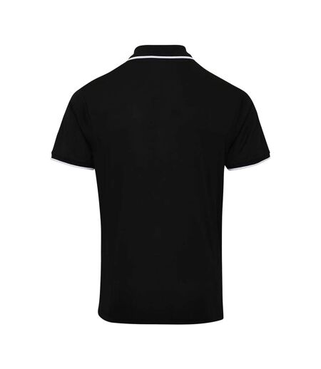 Polo Coolchecker Homme Noir Blanc Premier