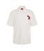 Mens Dardigo Rose Polo Shirt White Hugo-2