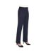 Womens/ladies Concept Aura Trousers Navy Brook Taverner-1