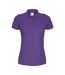 Womens/ladies Pique Lady T-shirt Purple Cottover-1