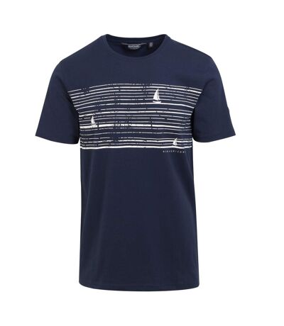 T-shirt Cline Homme Bleu Marine Regatta