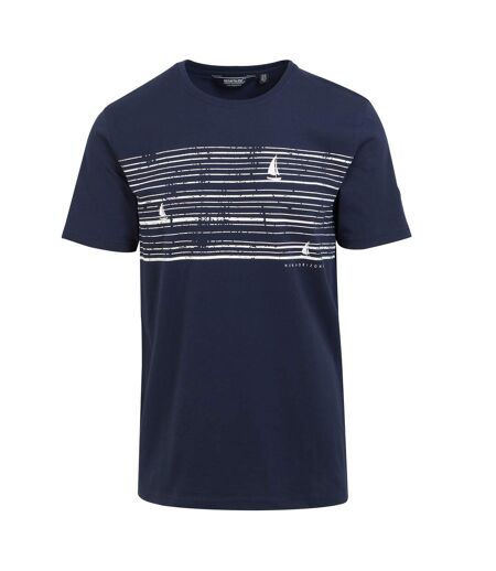 T-shirt Cline Homme Bleu Marine Regatta