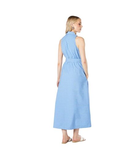 Robe mi-longue femme bleu Principles