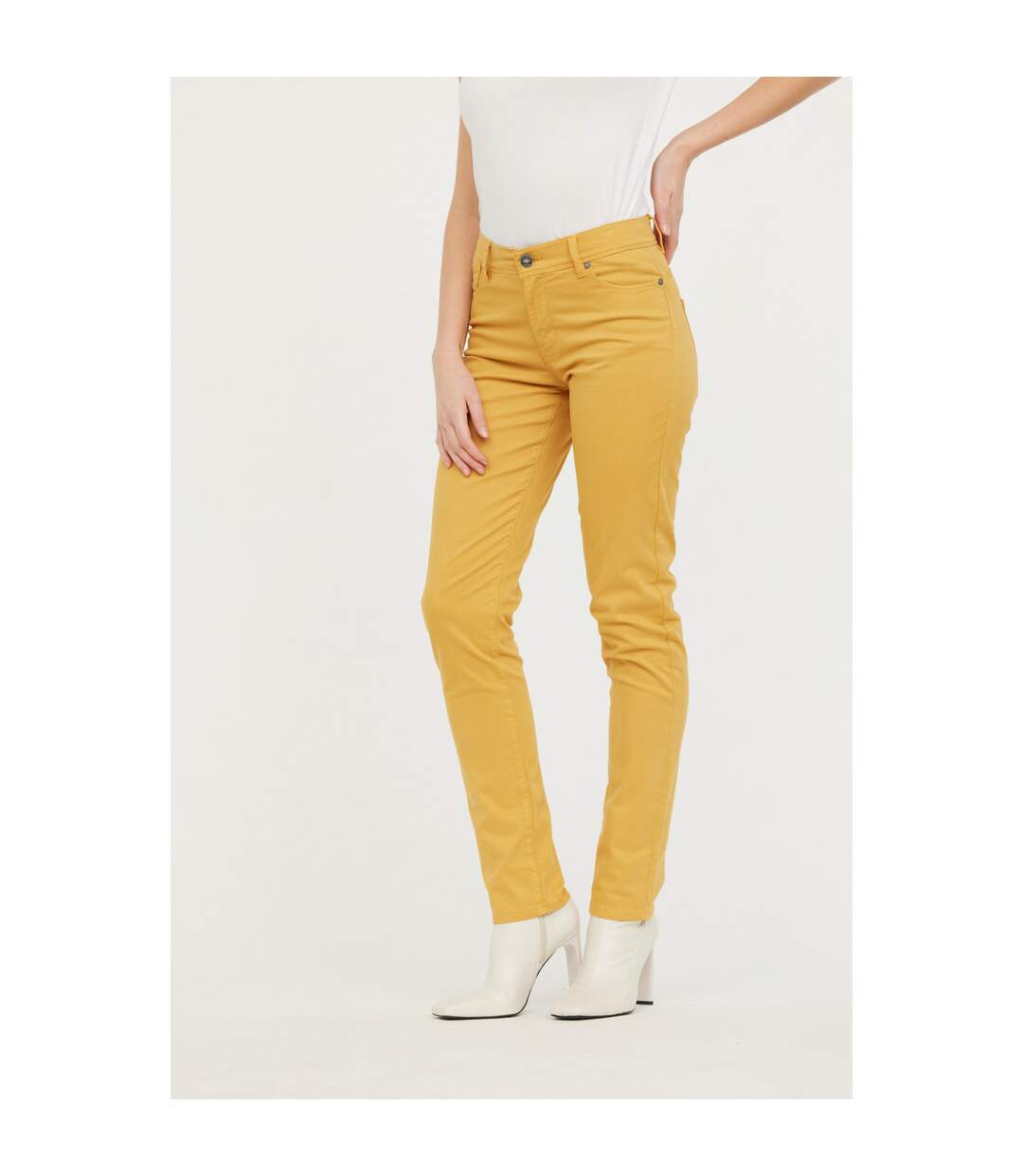 Pantalon coton slim JANA