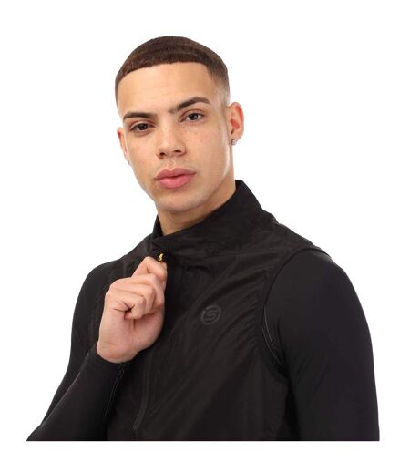 Mens Series-3 Running Gilet Black Skins