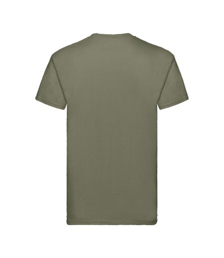 Mens Super Premium T-shirt Classic Olive Fruit Of The Loom
