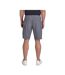 Mens Classic Cargo Shorts Frost Grey Raging Bull-3