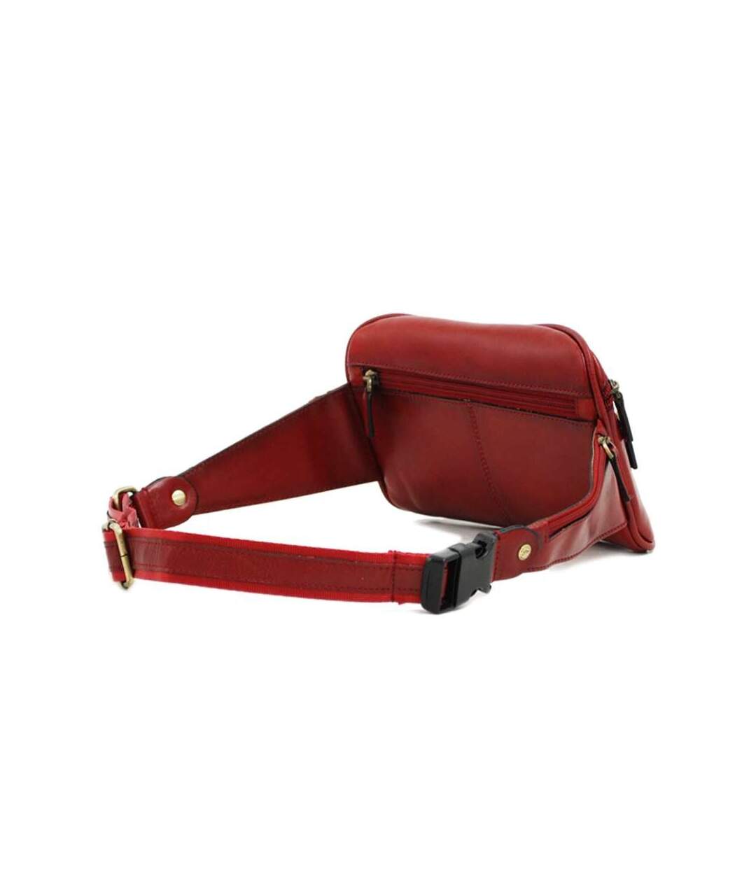 Katana - Sac banane femme en cuir - rouge - 3474-2