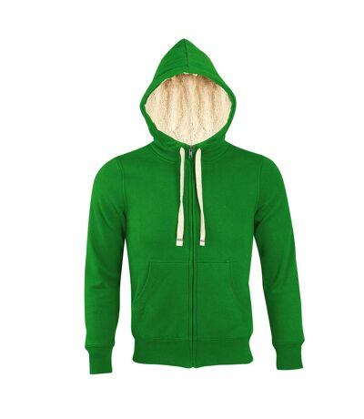 SOLS Sherpa - Sweatshirt à capuche et fermeture zippée - Homme (Vert) - UTPC512