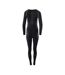 Ensemble Sous-vêtement Thermique 2rcg Femme Noir Brugi-2