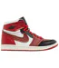 Baskets Air Jordan Femme Rouge Blanc Noir Nike-1