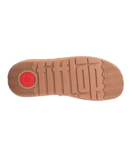 Womens/ladies Mukluk Suede Winter Boots Tan FitFlop