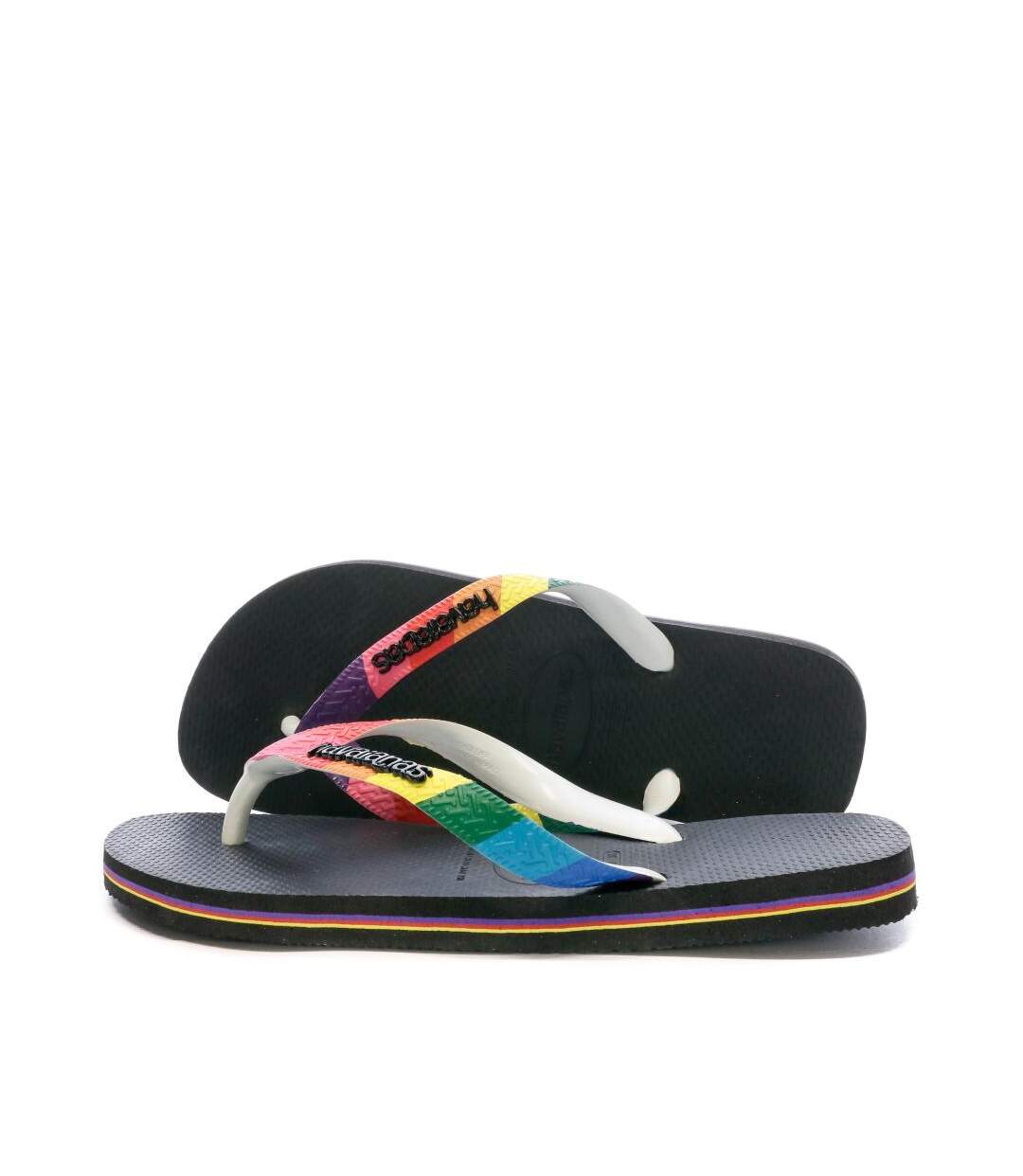 Tongs Noir Mixte Havaianas Top Pride Strap - 35/36