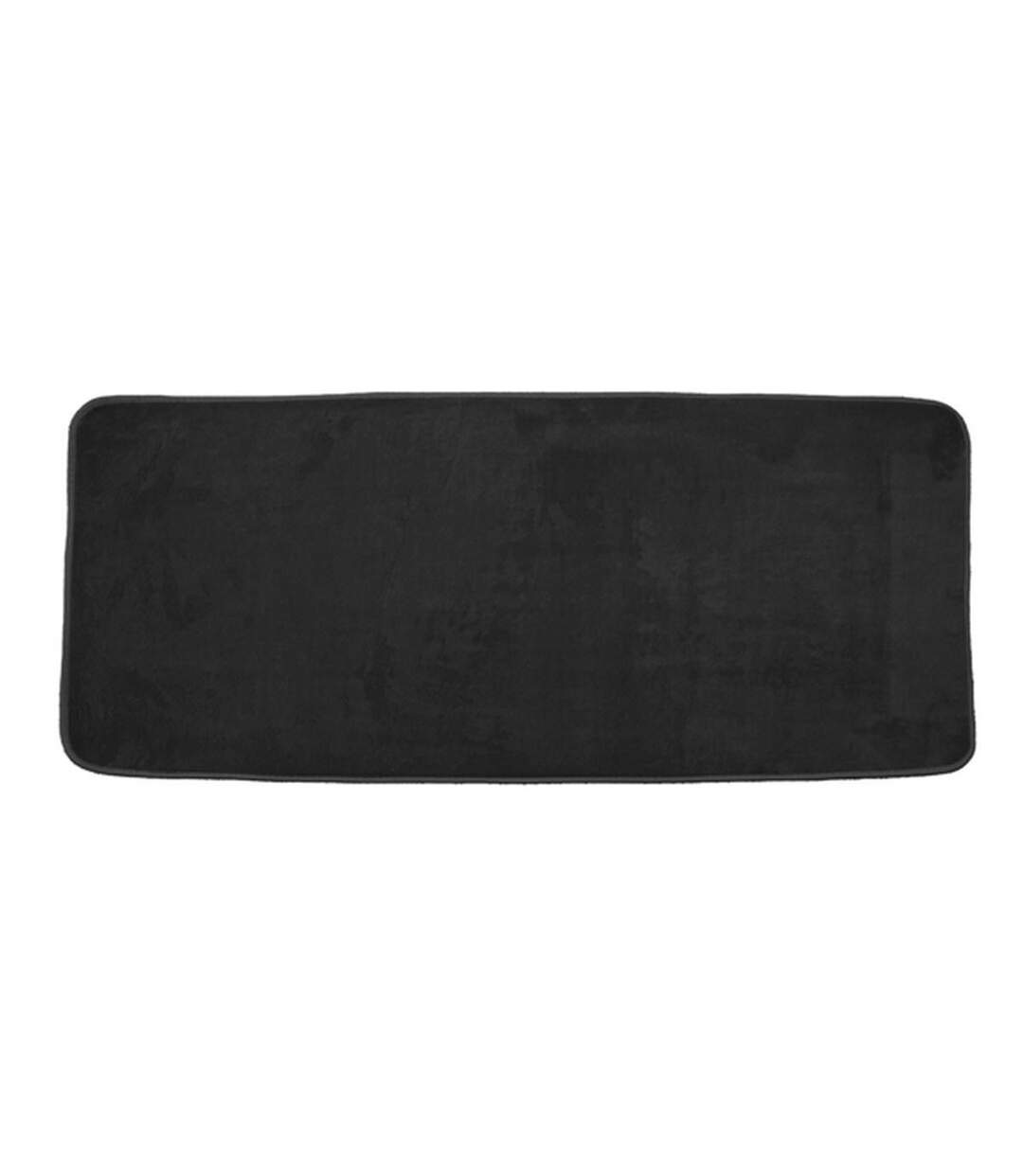 Tapis de Bain Microfibre Vitamine 50x120cm Noir-1