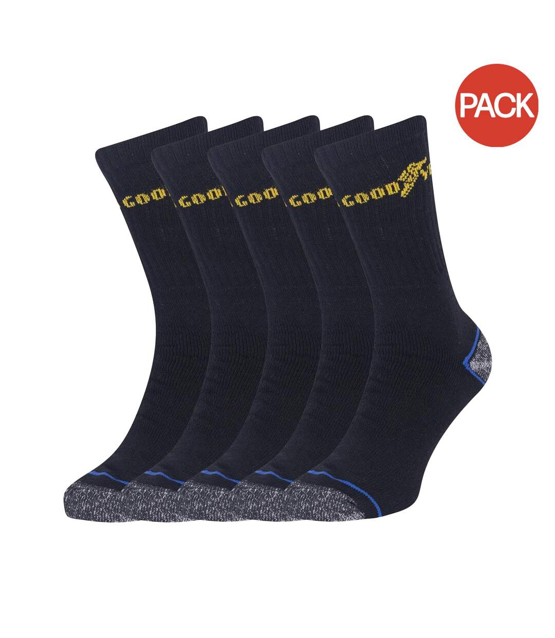 Chaussettes homme noir Goodyear-1