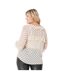 Blouse Motif/style À Pois Femme Crème Be You-3