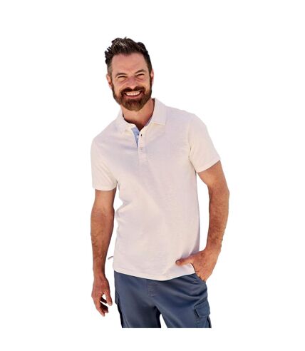 Mountain Warehouse Mens Hasst II Natural Polo Shirt (Off White) - UTMW1011