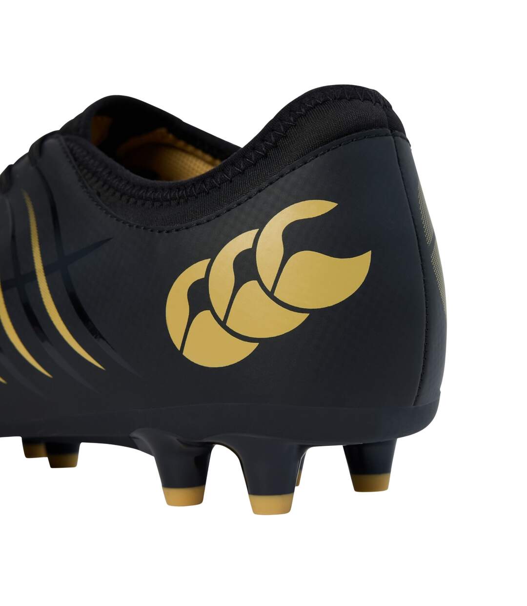 Unisex Adult Phoenix 2.0 Team Firm Ground Rugby Boots Black Canterbury-2
