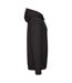 Mens Premium Hoodie Black Fruit Of The Loom-3