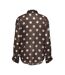 Chemise à pois marron femme jdy fay-2