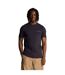 Mens embroidered t-shirt dark navy Lyle & Scott