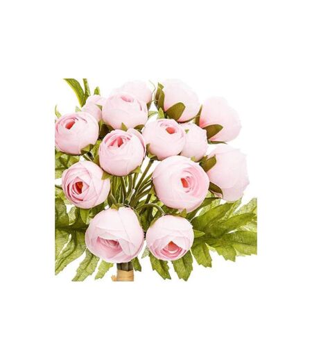 Bouquet de Fleurs 18 Mini Camelia 30cm Rose