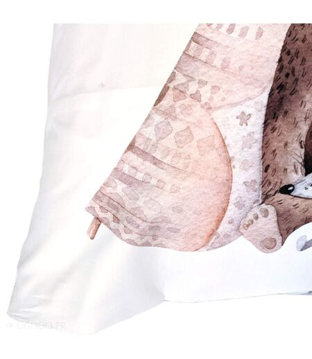 Taie d'oreiller percale de coton TIPI