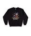 Unisex Adult Brickwork Worm Sweatshirt Black Labyrinth-1