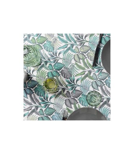 Nappe Antitache Imprimé Stylis 145x240cm Vert