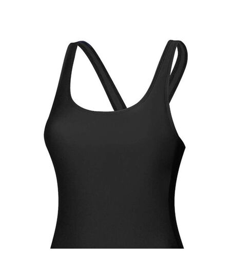 Maillot De Bain 1 Pièce Tina Femme Noir Aqua Speed