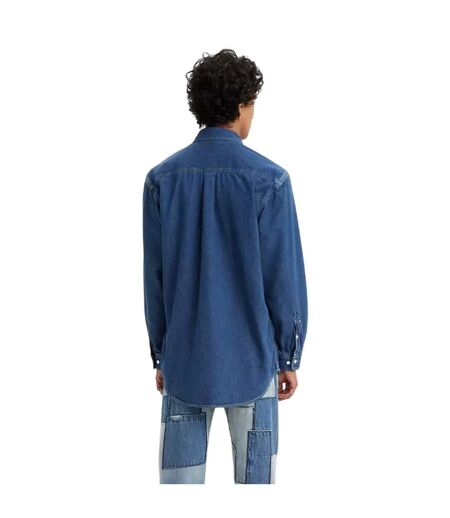 Mens Classic Denim Chest Pocket Shirt Indigo Levis