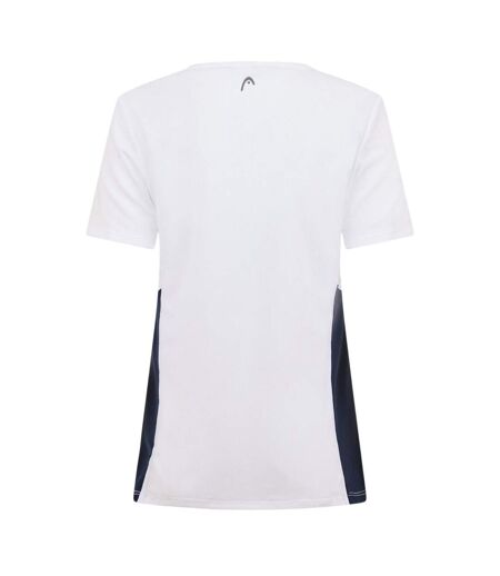 T-shirt Femme Blanc Vert Head