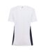 T-shirt Femme Blanc Vert Head-2