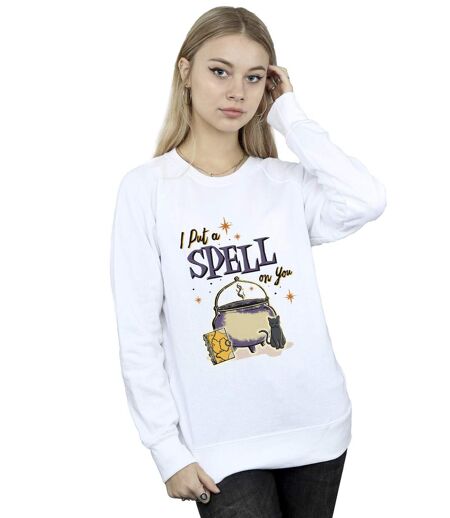 Disney - Sweat HOCUS POCUS SPELL ON YOU - Femme (Blanc) - UTBI15551