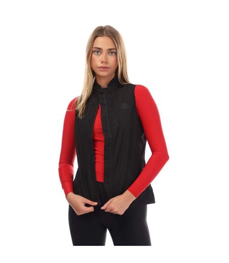Womens/ladies Series-3 Running Gilet Black Skins