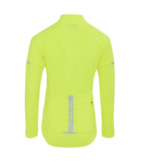Maillot De Cyclisme Manches Longues Motif/style Logo Femme Jaune Pinnacle