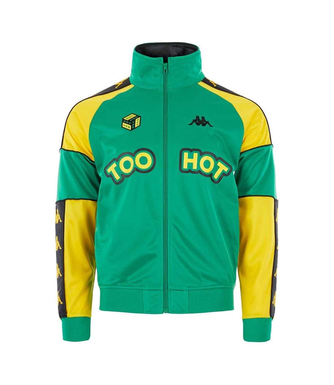 Veste Too Hot Homme Jaune Vif Noir Kappa-1