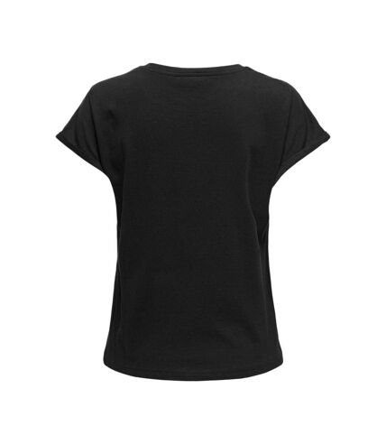 T-shirt Noir Femme JDY Viva Life